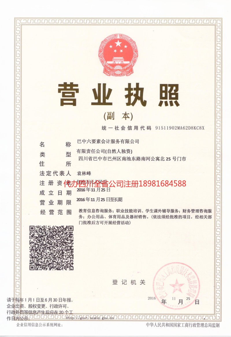 大连大连六要素会计服务有限公司